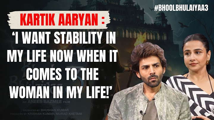 Vidya Balan: ‘Kartik Aaryan had a choice between Condom & Pan Masala brand!’ | Bhool Bhulaiyaa 3