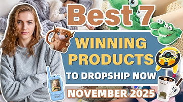 Best 7 Winning Products to Dropship Now | November 2025