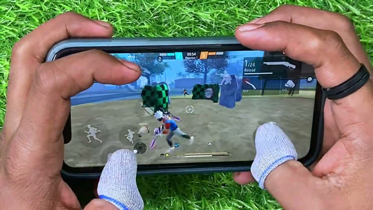 4Finger Custom Hud Free Fire 4 Finger Setting M1887 Onetap Headshot Fast Gloowall Handcam Gameplay☠️