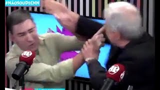 Glenn Greenwald Hit Live On Brazilian Show