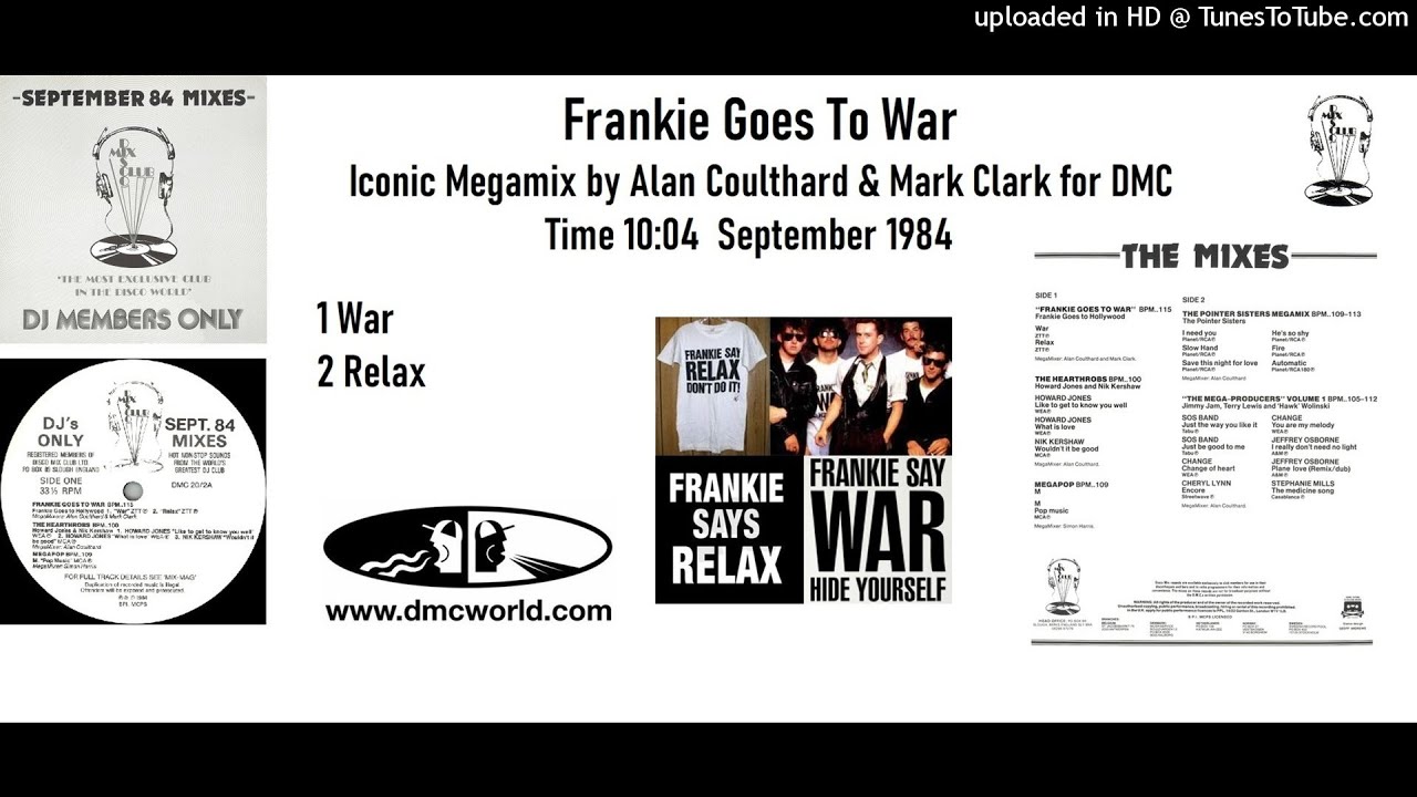 Frankie Goes To War Megamix (DMC Mix by Alan Coulthard & Mark Clark September 1984)