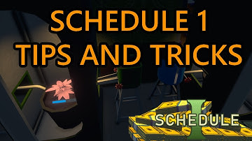 Schedule 1 TIPS And TRICKS I Wish I Knew Earlier. Tips For Advanced or Beginner Players.