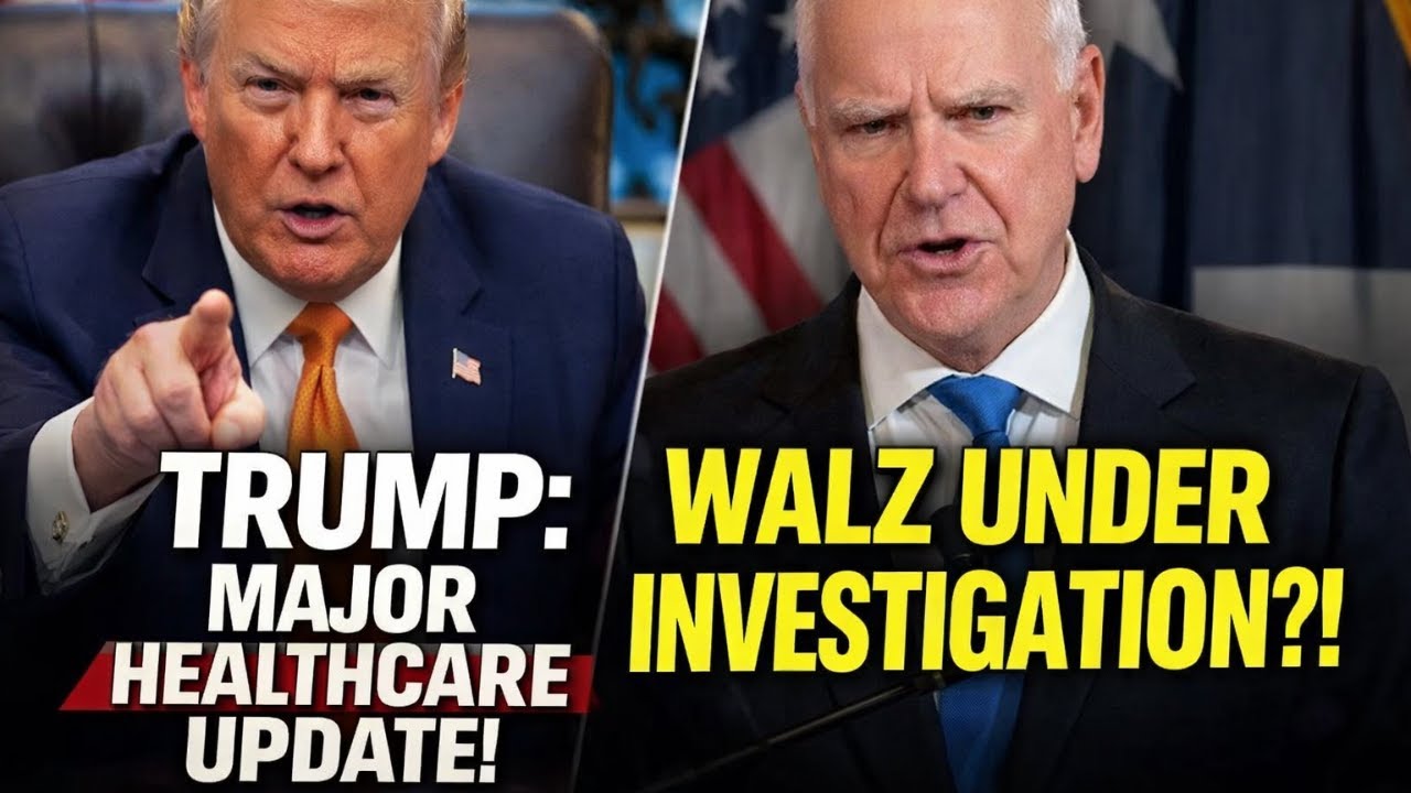 TRUMP HEALTHCARE PLAN DETAILS LEAK + WALZ SCANDAL BREWING!