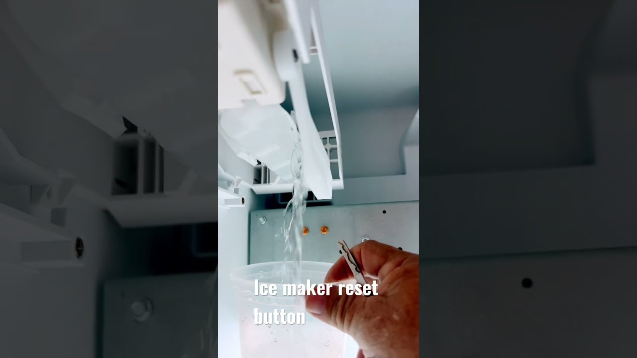 Refrigerator Whirlpool Icemaker Reset Button