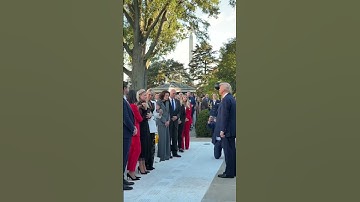 After the Medal of Freedom ceremony honoring Charlie Kirk, Trump stood as Amazing Grace played