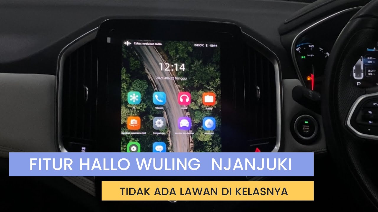 CARA MENGUNAKAN  FITUR HALLO WULING PADA ALMAZ RS