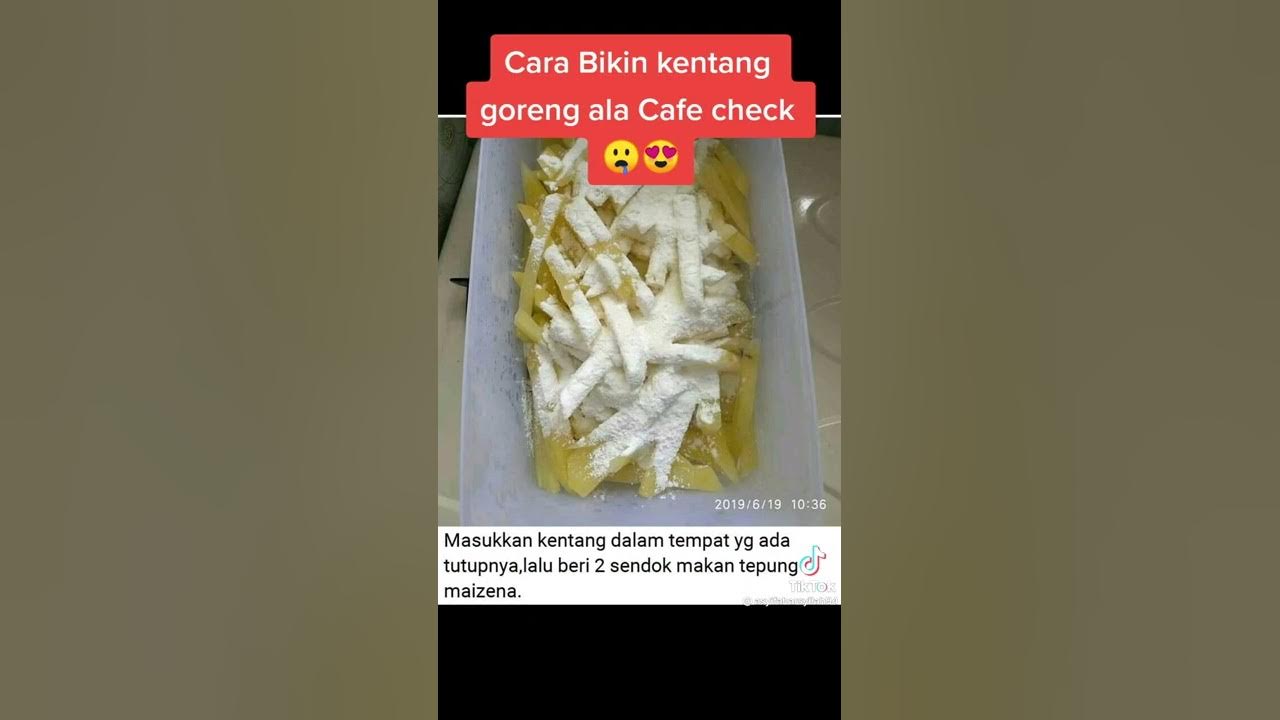 cara membuat kentang KFC