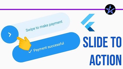 Slide to action animation in Flutter - Flutter Animation | Flutter slide animation button