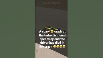 Scary 😧 CRASH at the TURBO DISMOUNT SPEEDY