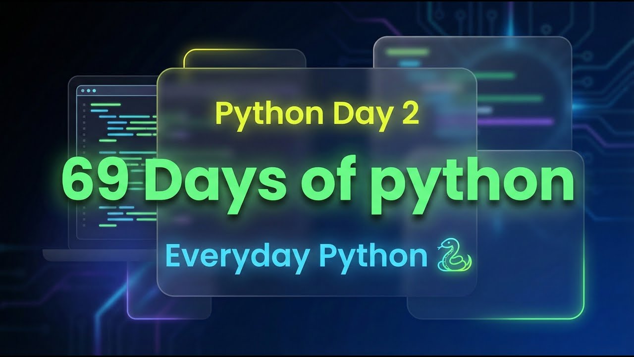 Python Day 2 – Data Types, Numbers & Strings in 5 Min | Everyday Python ...