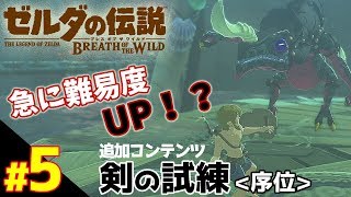 厄介な敵！追加コンテンツ『剣の試練＜序位＞』【ゼルダの伝説 ブレスオブザワイルド】#05