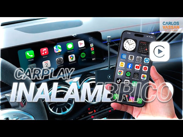 Como tener Apple CarPlay & Android Auto Inalámbrico 🚘 