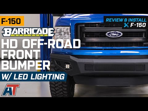 2009-2014 F150 Barricade HD Off-Road Front Bumper w/ LED Lighting Review & Install