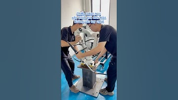 robot hàn mini dễ di chuyển vận hành đơn giản theo động tác,     #robot #robotmig #robotmini