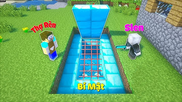 CÁCH LÀM PHÒNG BÍ MẬT CHỐNG ÔNG THỢ RÈN ĂN TRỘM KIM CƯƠNG TRONG MINECRAFT | Thử Thách SlenderMan