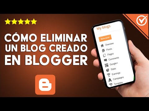 Cómo eliminar un blog creado en BLOGGER - Borra toda su información