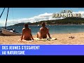 Des jeunes en camping naturiste  jeudi reportage