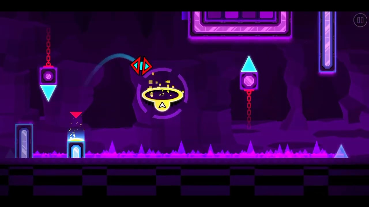 Part 5 of playing Geometry Dash - YouTube