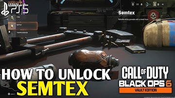 How to Unlock Semtex Grenade BLACK OPS 6 Semtex Grenade Unlock | BO6 How to Get Semtex Grenade
