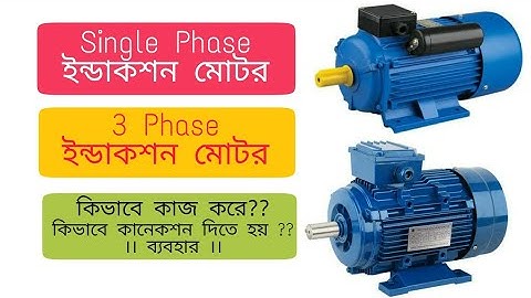 ইন্ডাকশন মোটর কিভাবে কাজ করে। Induction Motor/Asynchronous Motor in Bangla। #inductionmotor