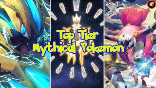 THESE 10 MYTHICAL POKEMON ARE THE STRONGEST IN THE POKEMON WORLD!!