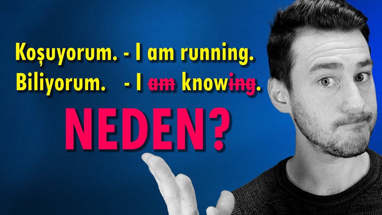 “I’m running” DOĞRU…“I’m loving you” neden YANLIŞ? [Stative Verbs]