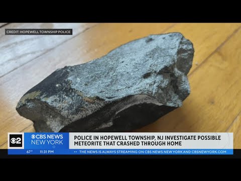 Possible meteorite crashed through New Jersey homeowner's roof