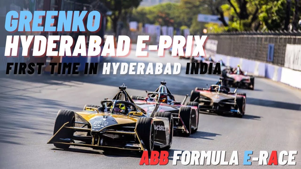 ⚡2023 Greenko Hyderabad E-Prix | Formula E in India 🇮🇳 | Hyderabad Street Race on Tank Bund