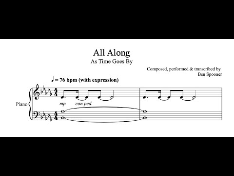 All Along - Sponn - Transcription