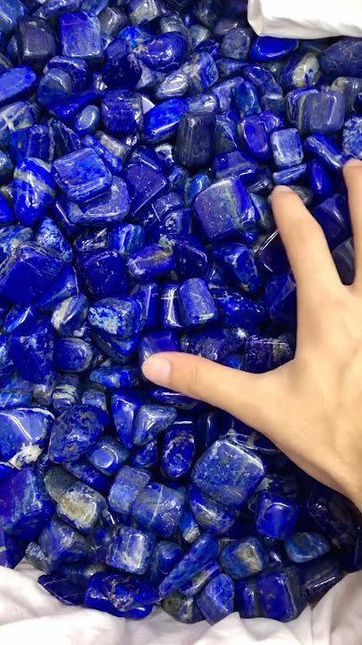 Lapis lazuli tumbles available #crystals #shorts