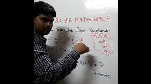 Add Consecutive Even Numbers #shorts #rksirmathswale #evennumbers #ssccgl #shorttricks #2021