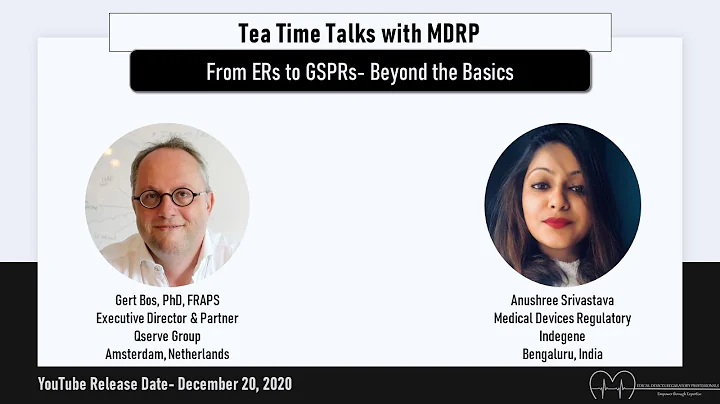 Tea Time Talks with MDRP- From Essential Requirements to General Safety and Performance Requirements