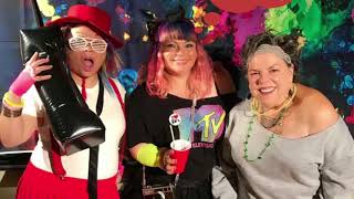 80s style 40th birthday party