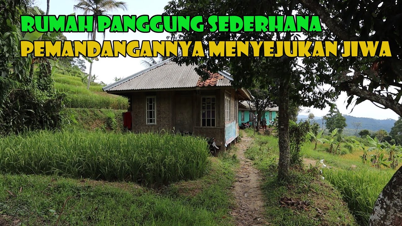 Kampung Lereng Pesawahan Sukabumi..Udaranya Sangat Menyejukkan Jiwa.