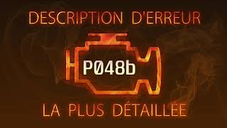 P048b Description d'erreur la plus détaillée