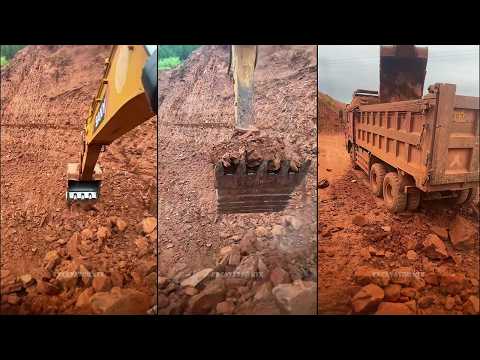 How To Excavators Load Soil Onto Trucks Professionally P1754