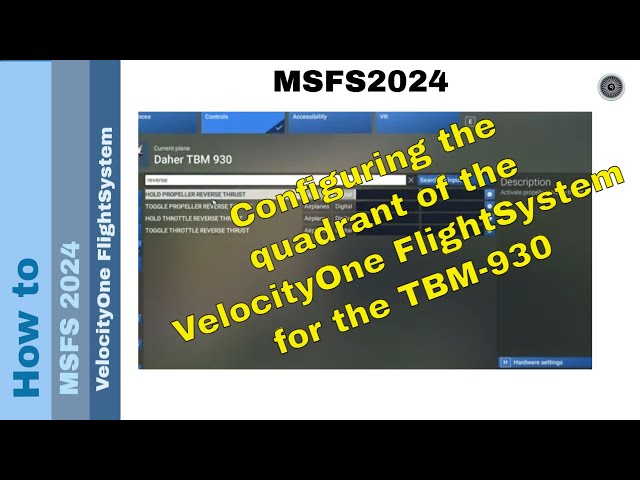 🛠️ Enhance Your TBM-930 Experience: Customizing the VelocityOne Flight System! 🚀