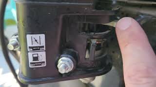 Go-Kart #13 - Fuel, Choke, & Pullstart. Coleman KT196 200cc.