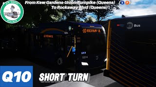 MTA NYCT 2015 XD60 Q10 SHORTTURN Kew Gardens To Rockaway Blvd | MTA Bus Co. JFK Q10