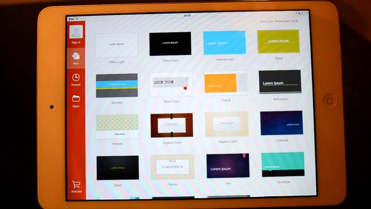 Microsoft Office Powerpoint Ipad App Review Youtube