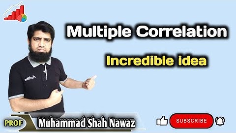 Multiple Correlation🤩 in Urdu🇵🇰Hindi🇮🇳