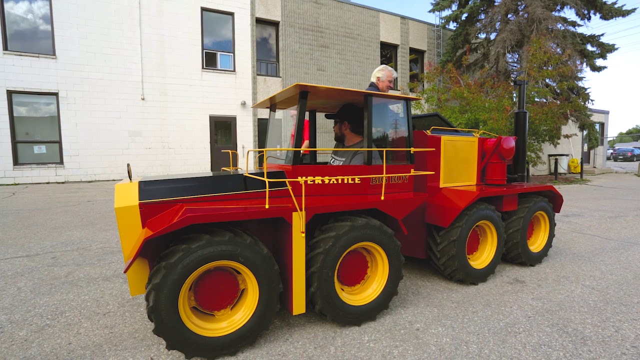 Fully functional miniature Big Roy by Combot Tractor Works
