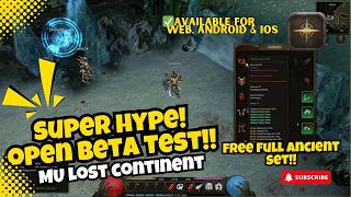 Super Hype Open Beta Test na! Ang pagbabalik! -  MU Lost Continent screenshot 3