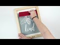 DIY Screen Printing with Speedball's Beginner Screen Printing Craft Vinyl Kit