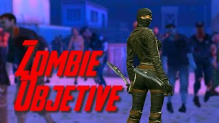 ¡LAS FLIPANTES AVENTURAS DE CAT EN ZOMBIE OBJECTIVE! 😺🔪🔫 screenshot 3