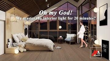 Vray For Sketchup Tutorial #8 | Thiết Lập Ánh Sáng Render Ban Đêm | Interior Night Scene