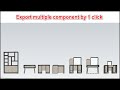 Export multiple component by 1 click