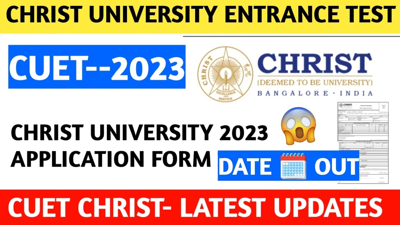 Christ University Bangalore admission 2023christ university application form 2023christ