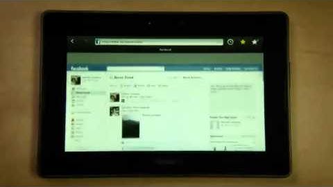 BlackBerry PlayBook Web Fidelity