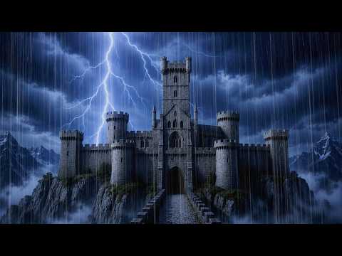 Instant Sleep 🌧️ Rain and Thunder Sounds for Sleeping Black Screen Deep Sleep Rain to Insomnia;